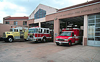 Front of Fire Station 18