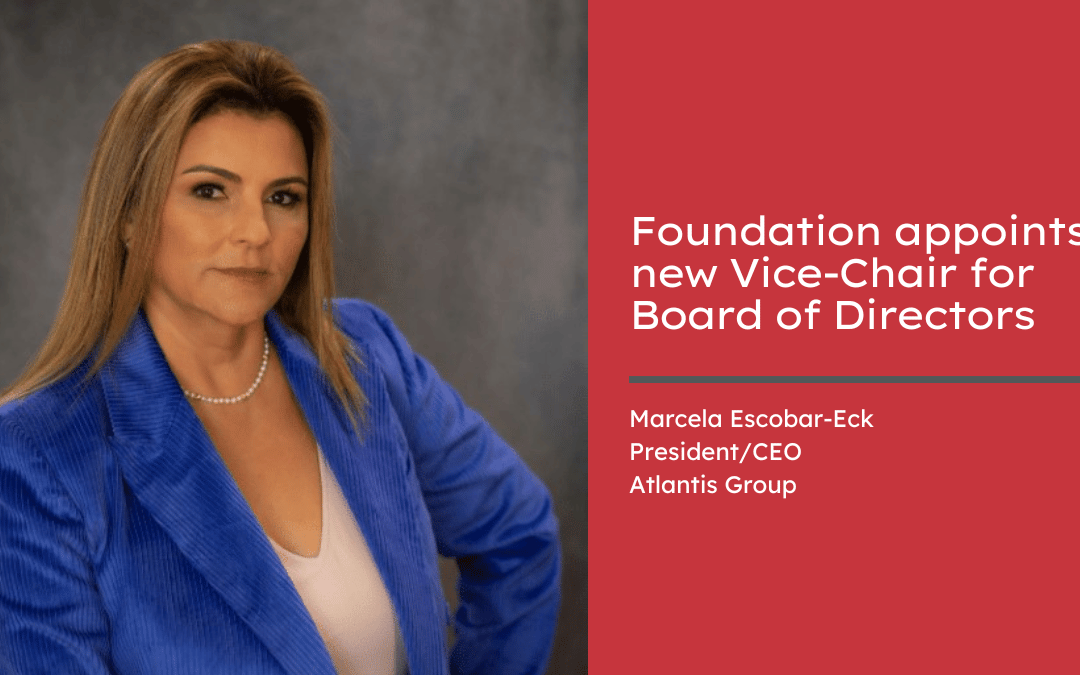 Foundation announces new vice-chair
